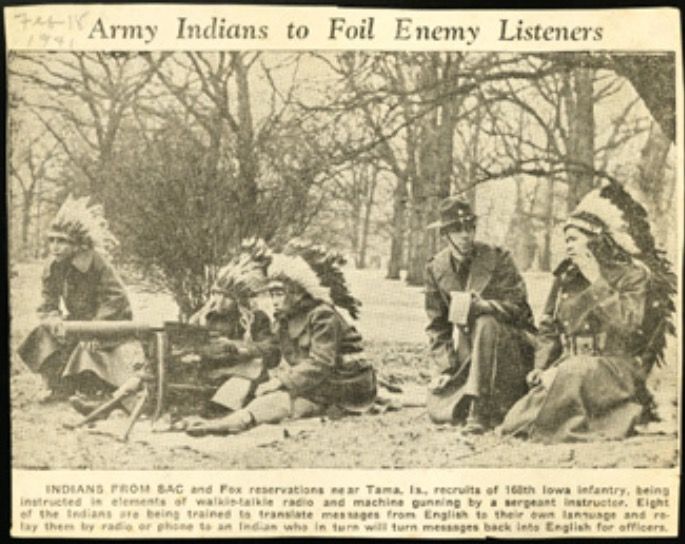 Meskwaki code talker